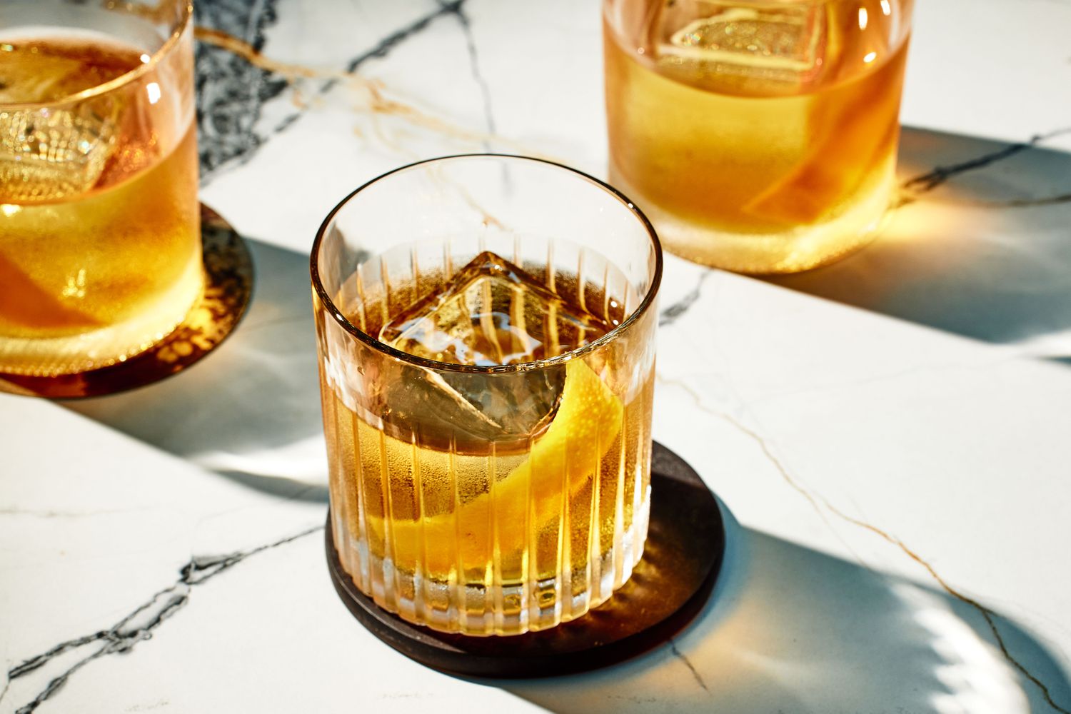 Gatsby-Era Gin Cocktail with Fresh Citrus and Herb Notes