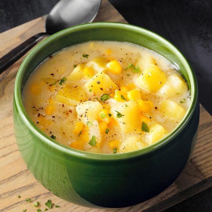 Michigan-Inspired Sweet Corn and Potato Chowder