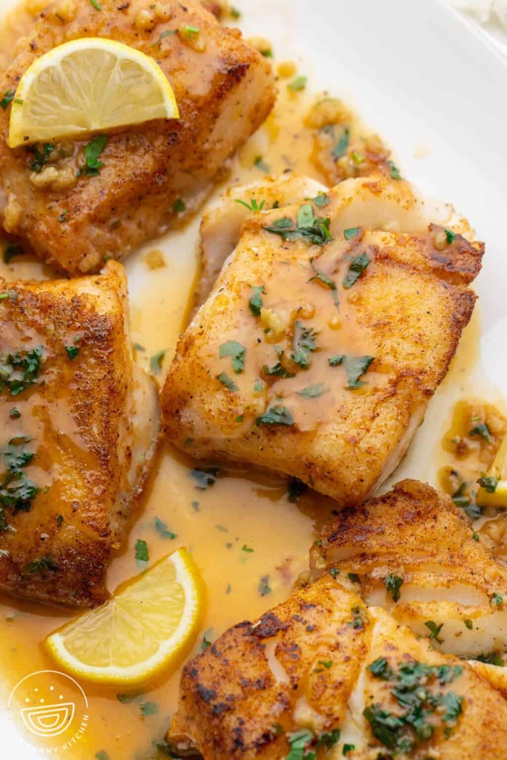 Pan-Seared Cod with Rhode Island Red Clam Chowder Sauce