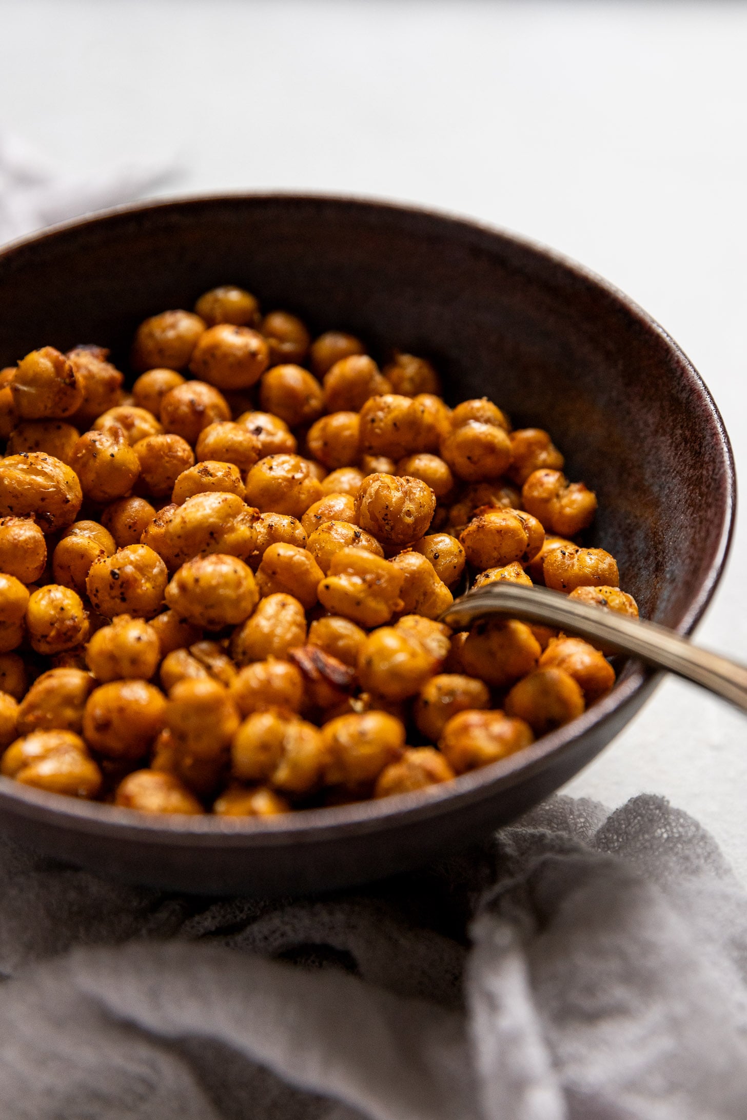 Crispy Air Fryer Chickpea Snack with Smoked Paprika