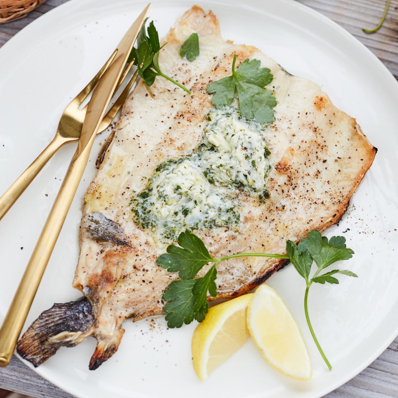 Grilled Lake Acworth Rainbow Trout with Citrus Herb Butter