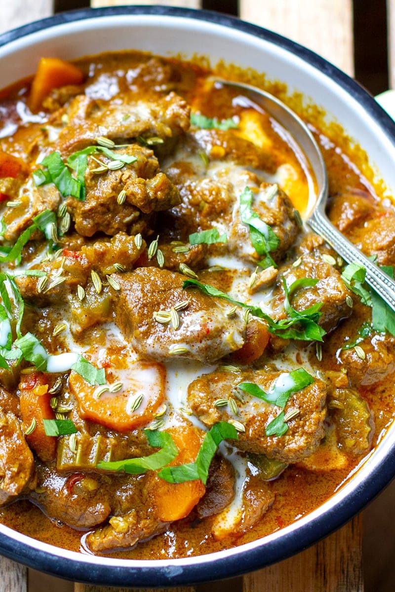 Hidden Spices Lamb Curry with Coconut Milk