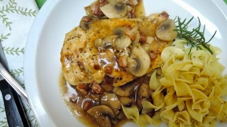 Pan-Seared Chicken with Mushroom Sauce