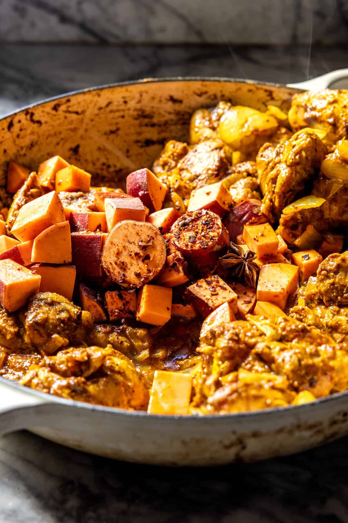 Creamy Coconut Chicken & Sweet Potato Curry