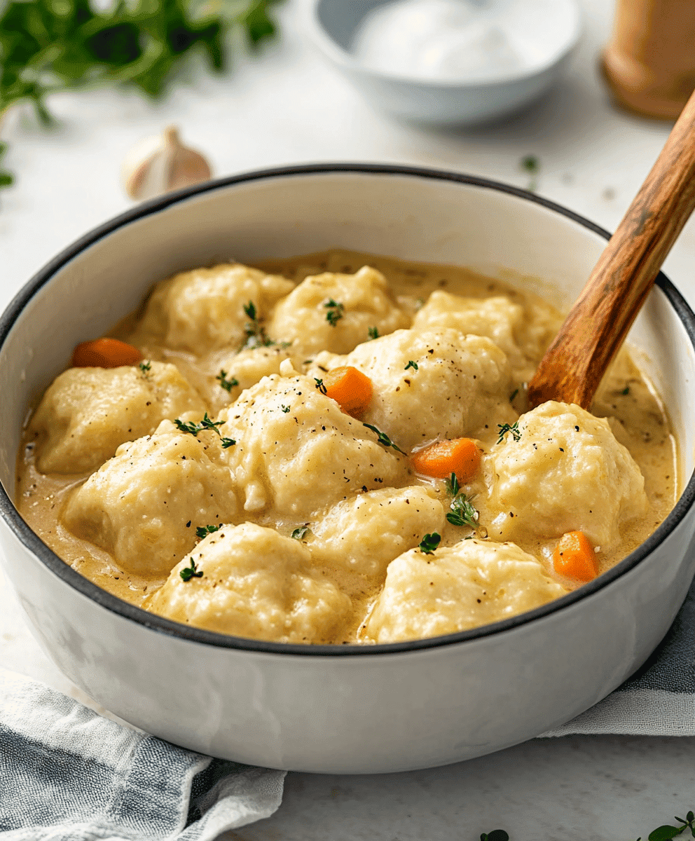 Hospital-Style Chicken and Dumplings