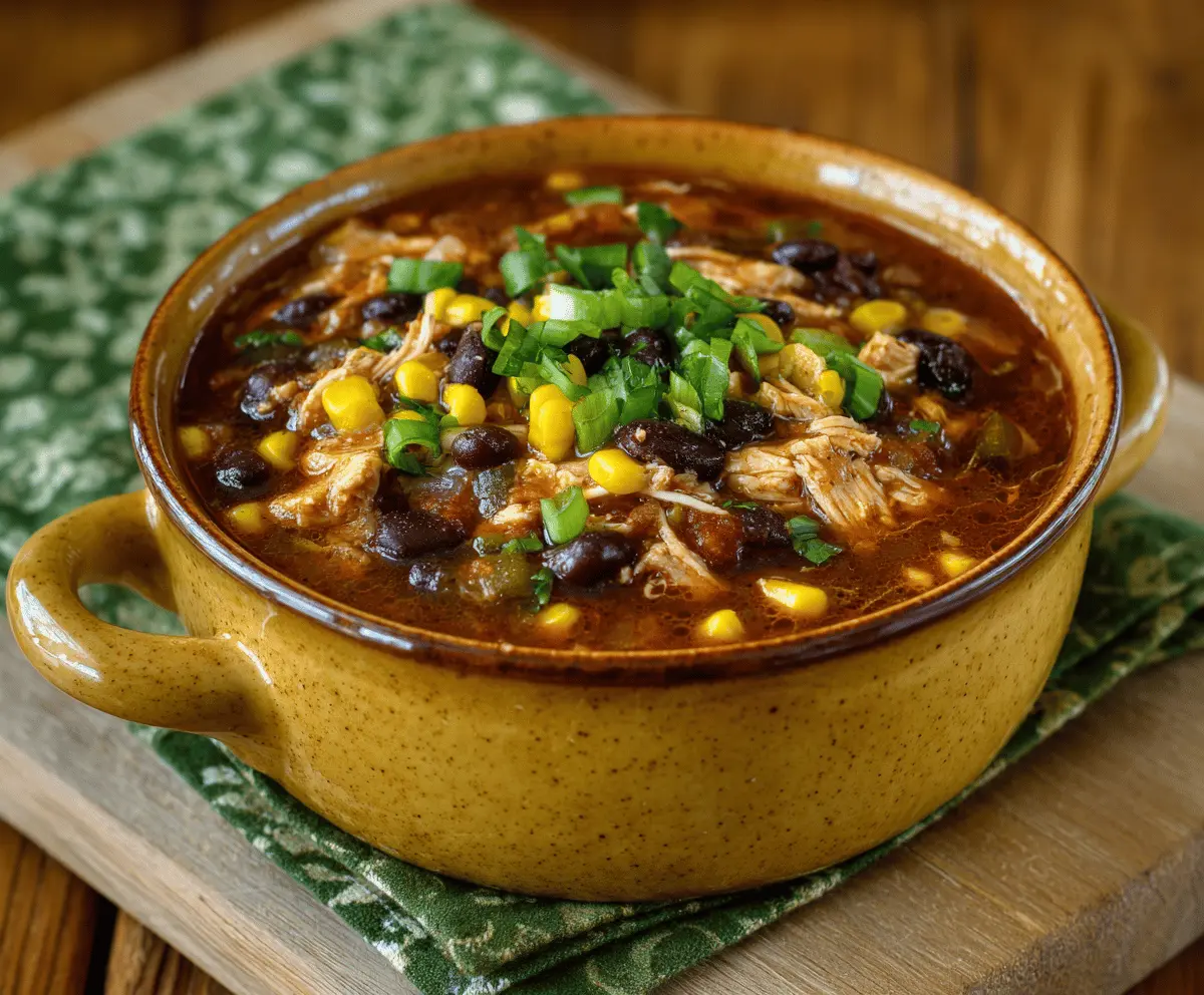 Salsa Braised Chicken with Black Beans and Corn