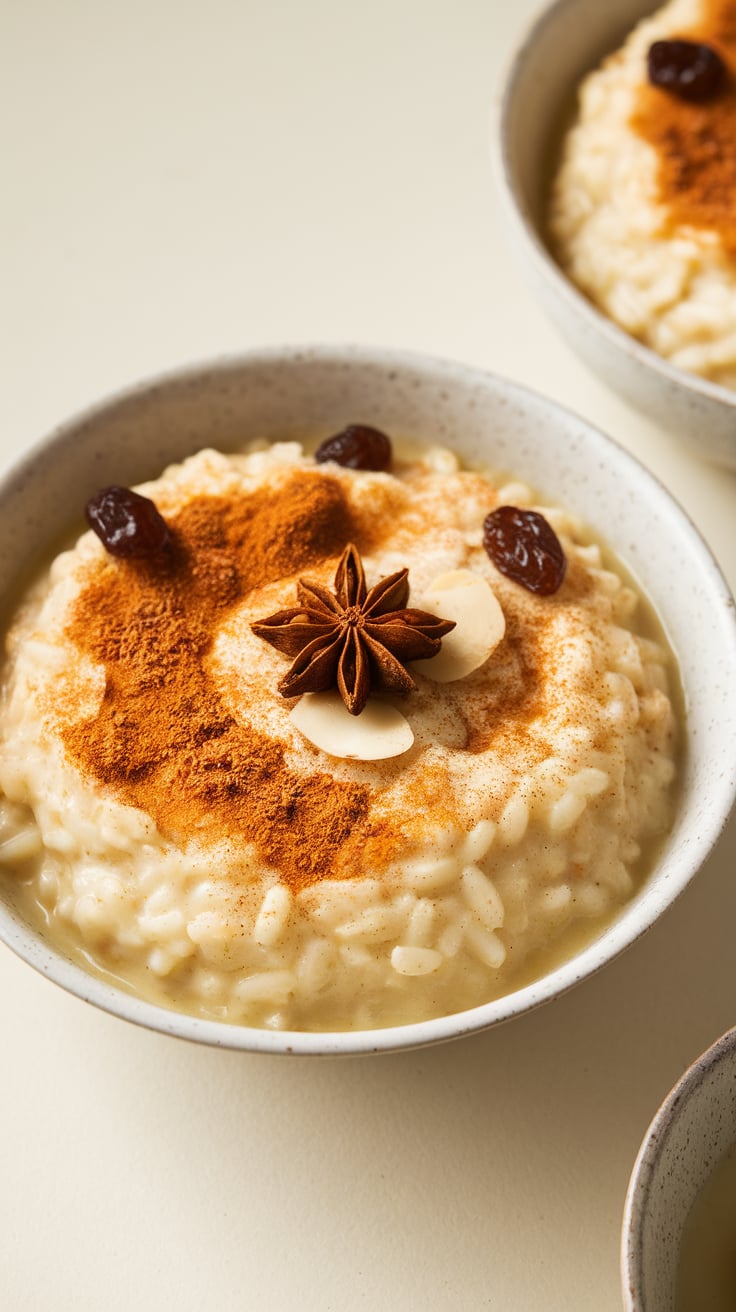 Warm Honey Cardamom Rice Pudding