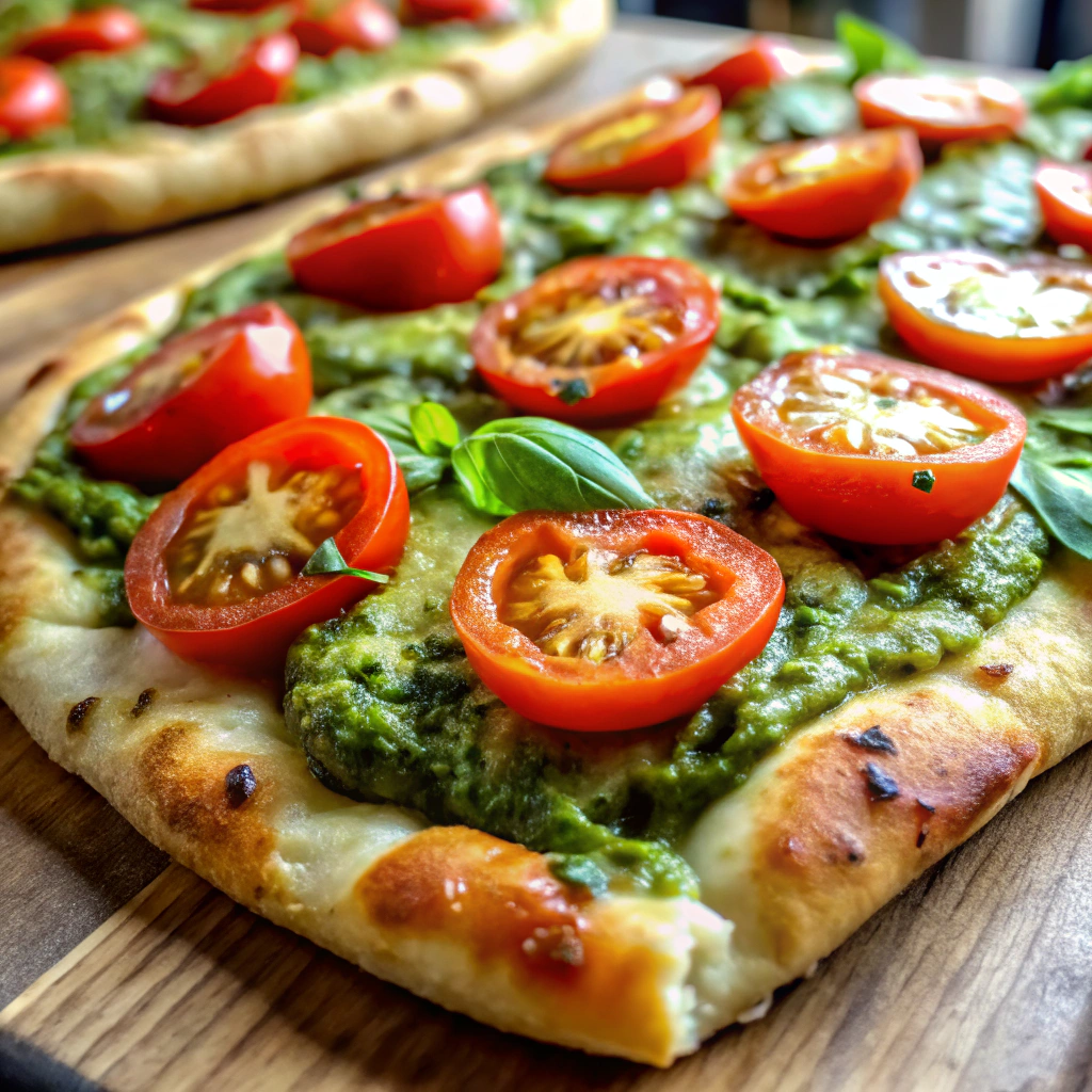 Rustic Herb and Tomato Flatbread