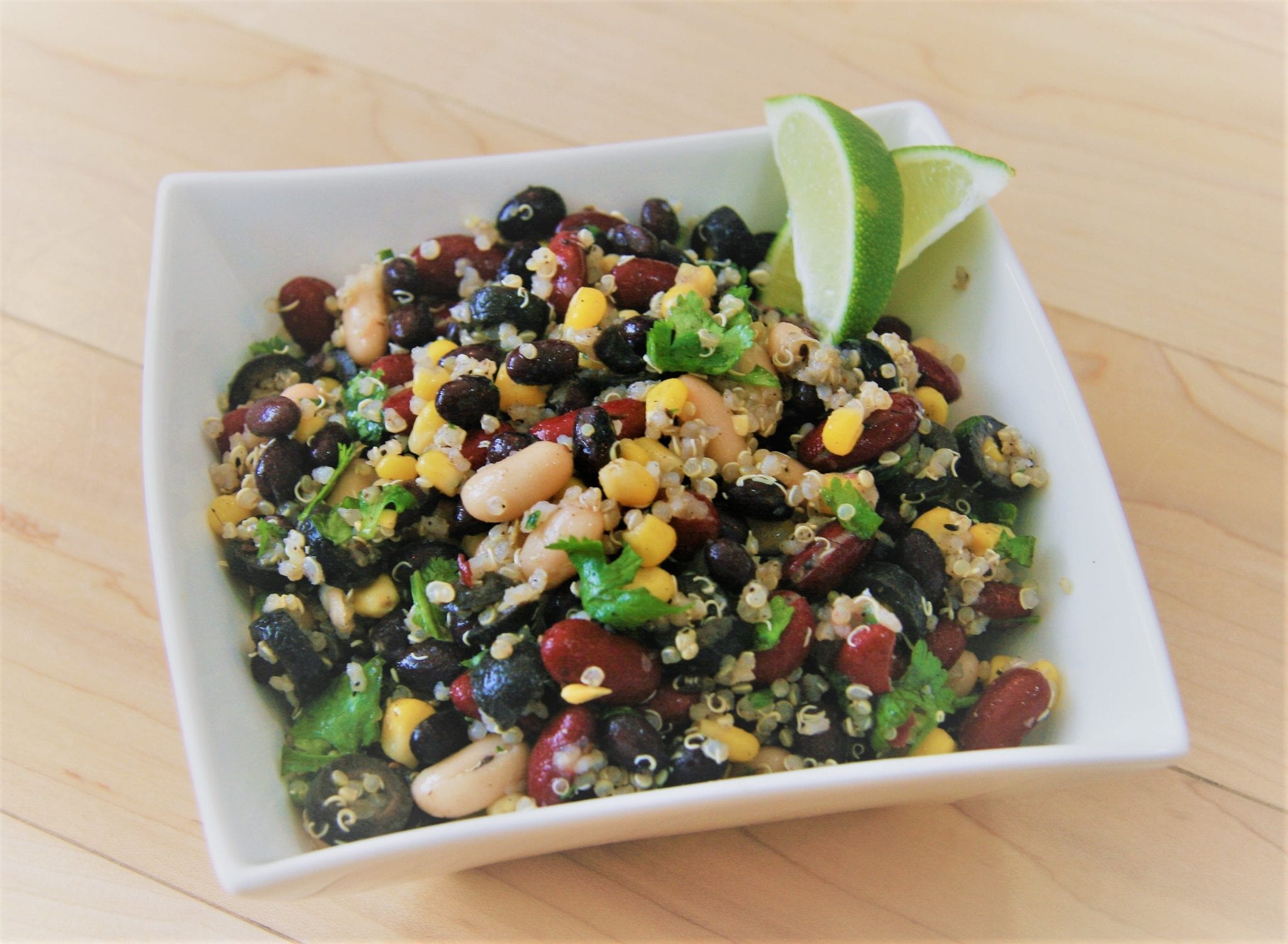 Lime-Infused Quinoa Salad with Black Beans and Corn