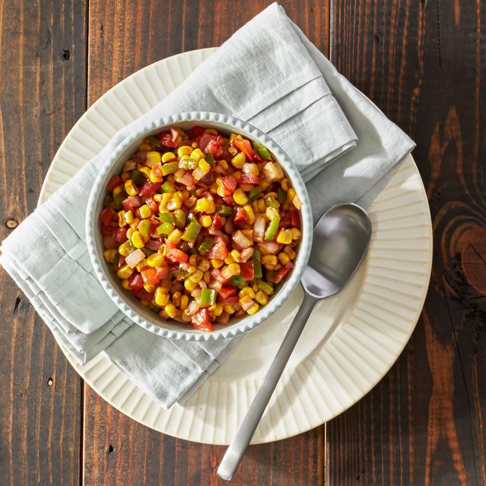 Pan-Seared Catfish with Cajun-Spiced Corn and Black Bean Succotash