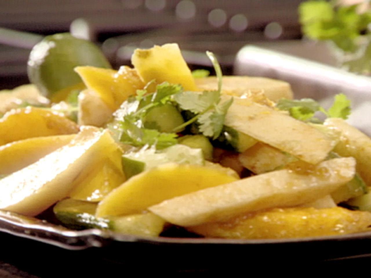 Charred Pineapple and Jicama Salad with Lime-Chili Dressing