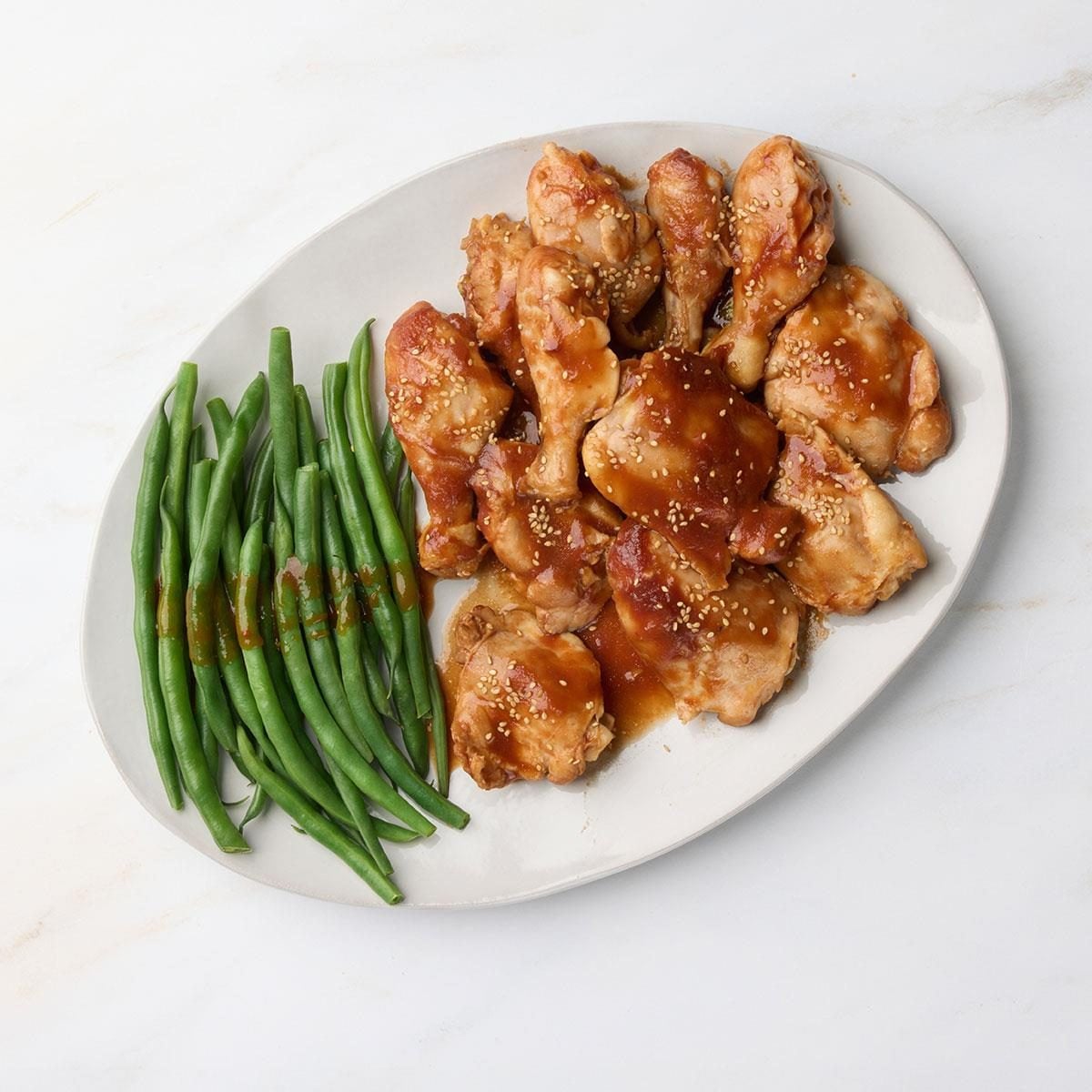 Sautéed Garlic Ginger Chicken with Citrus Soy Glaze