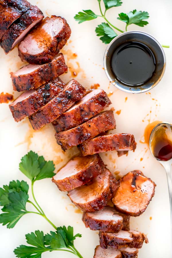 Chipotle-Maple Glazed Pork Tenderloin with Roasted Sweet Potatoes