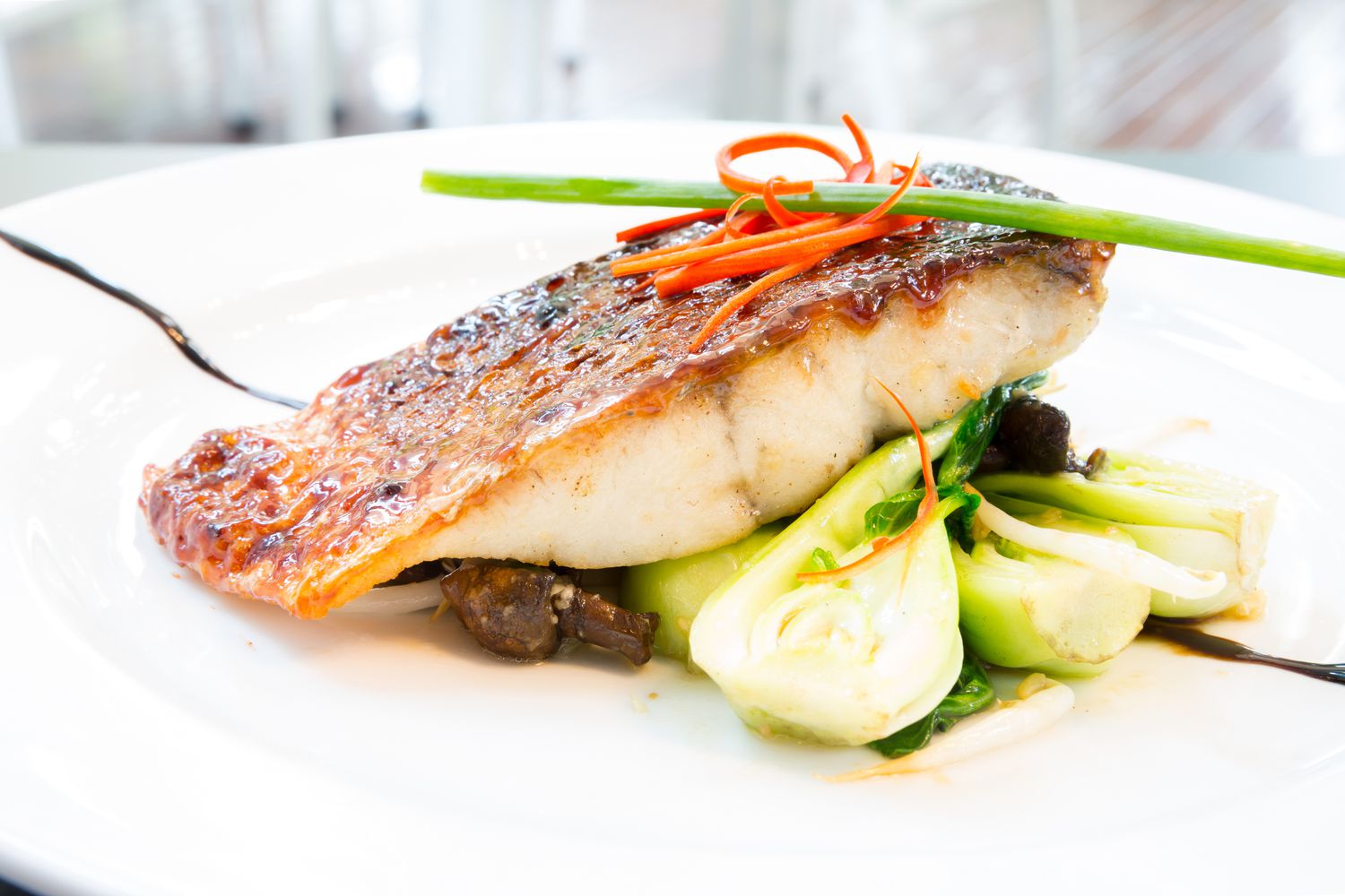 Slow-Cooked Barramundi with Wattleseed and Finger Lime Beurre Blanc