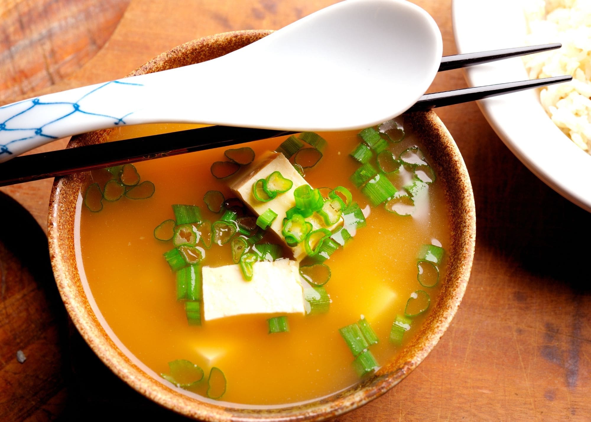 Best Broth Ever Miso Soup with Tofu and Greens