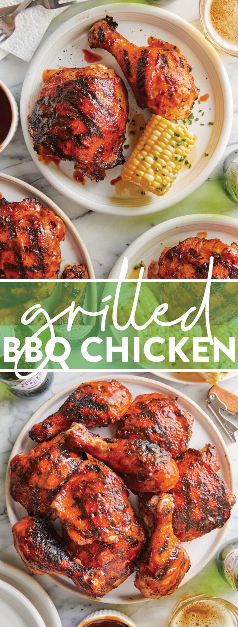 Grilled Texas-Style BBQ Chicken with Smoky Jalapeño Glaze