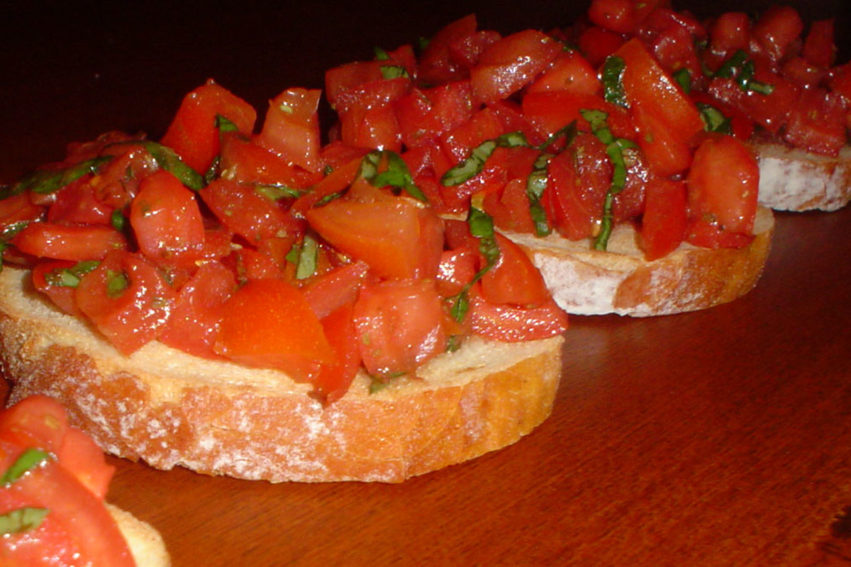 Sun-Ripened Tomato & Herb Bruschetta