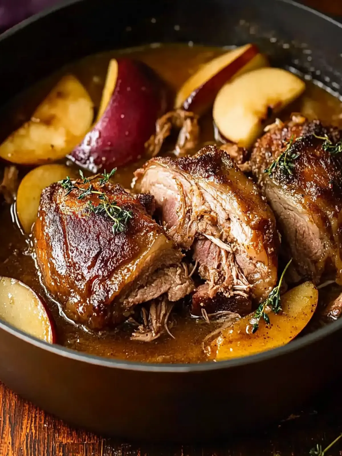 Farmhouse Smoked Pork Shoulder with Apple Cider Glaze