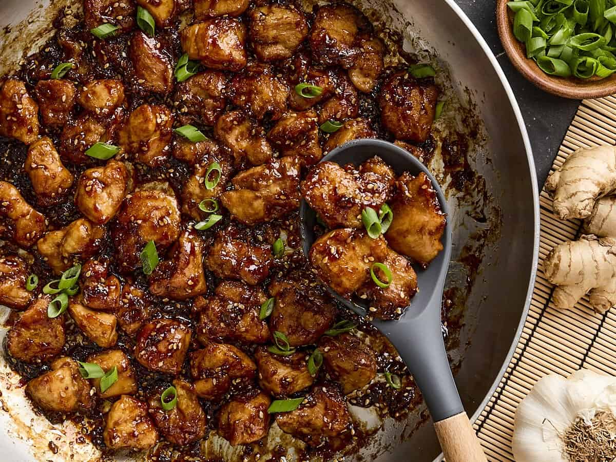 Spicy Korean-Inspired Chicken Stir Fry with Sesame and Ginger