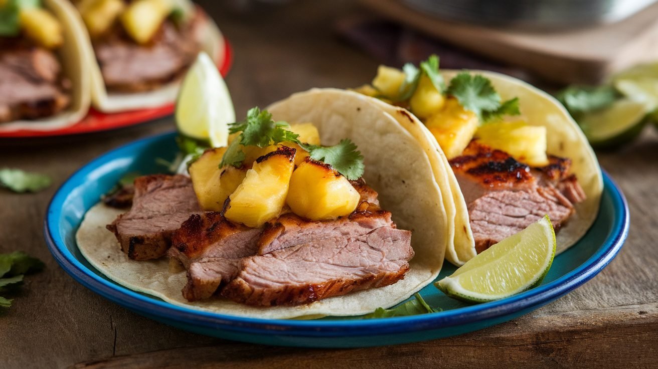 Festival-Inspired Spiced Pork and Pineapple Tacos