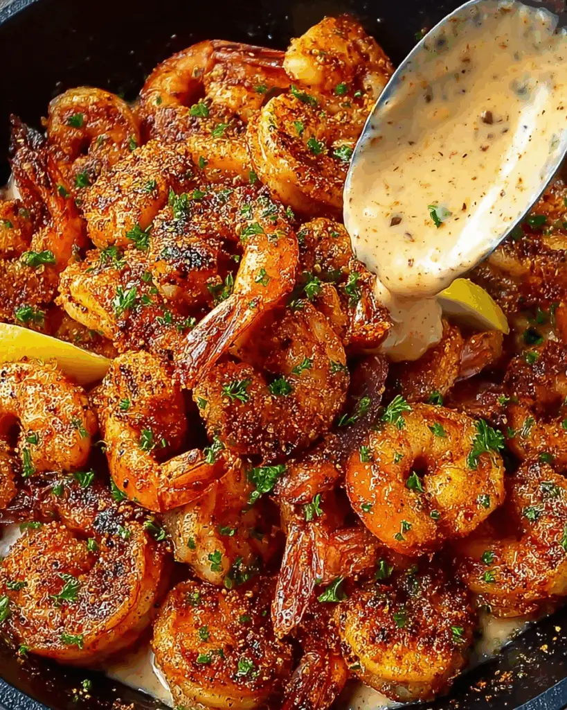 Quick Sautéed Cajun Shrimp with Garlic Butter and Lemon