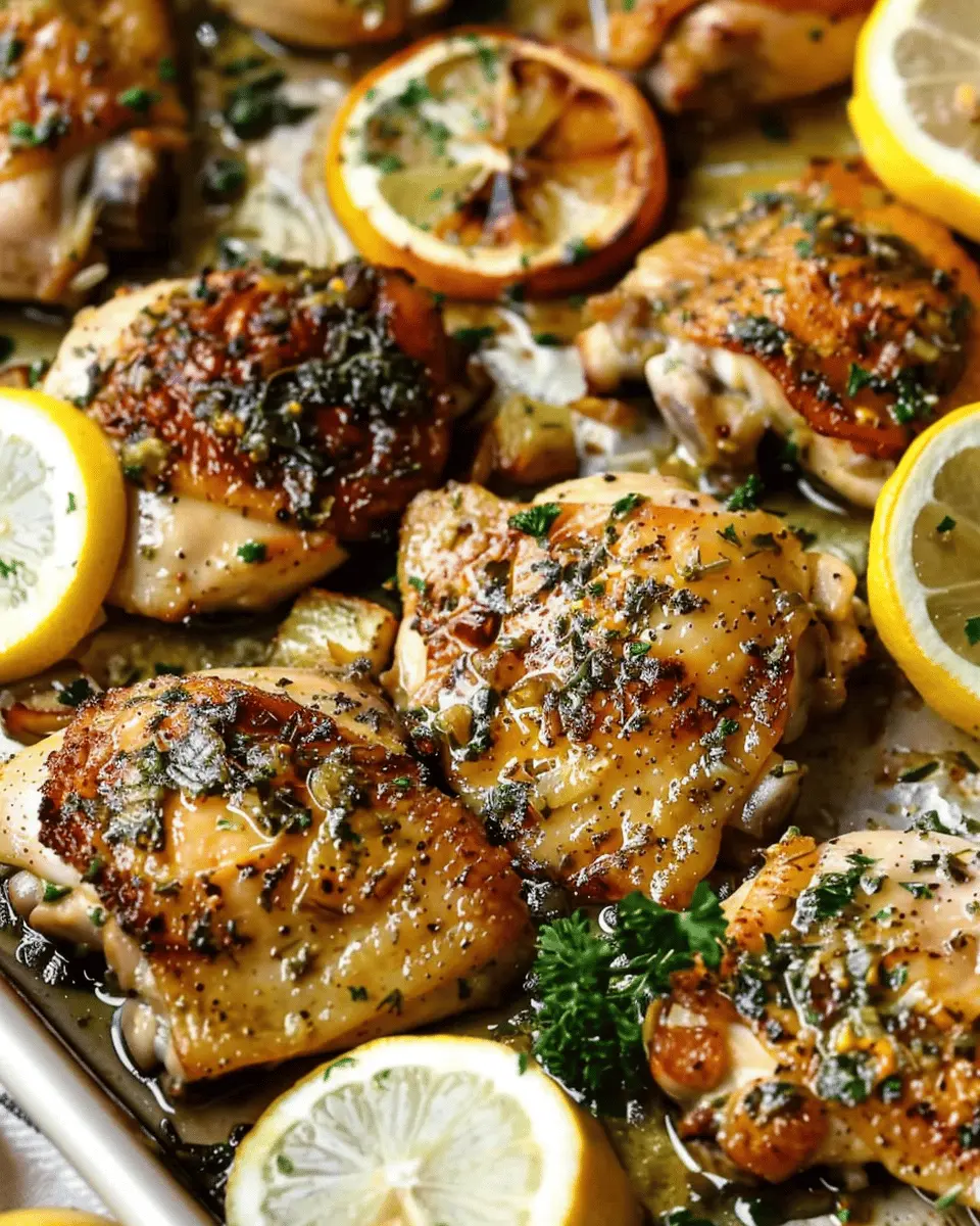 Quick Sautéed Lemon Garlic Chicken Thighs