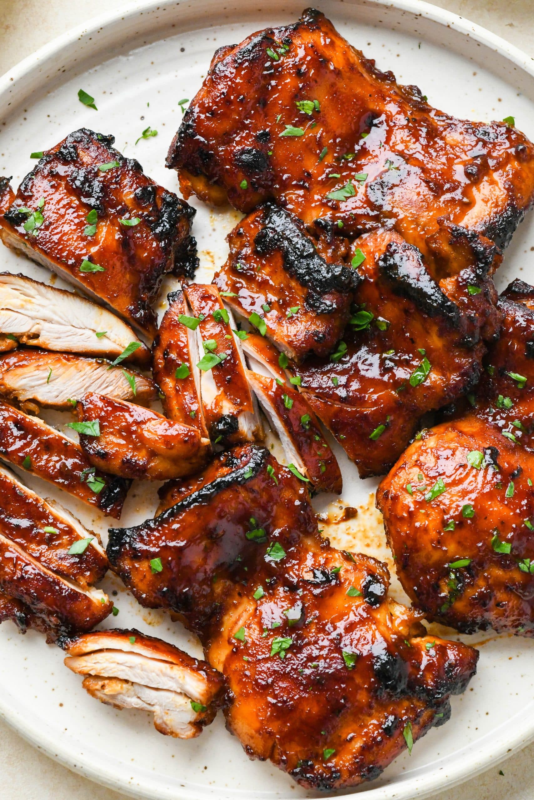 Pan-Seared Chicken Thighs with Kansas City BBQ Glaze