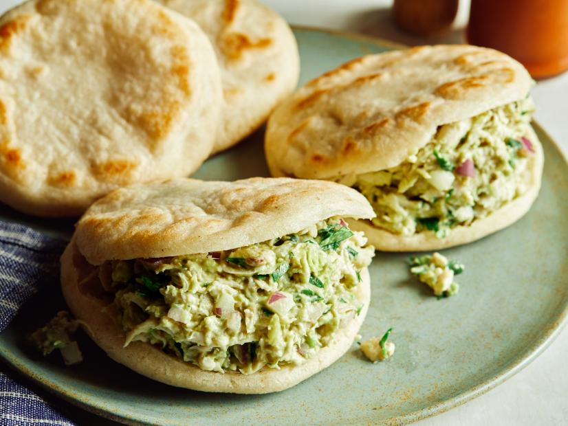 Arepa Reina Pepiada with Avocado Chicken Salad