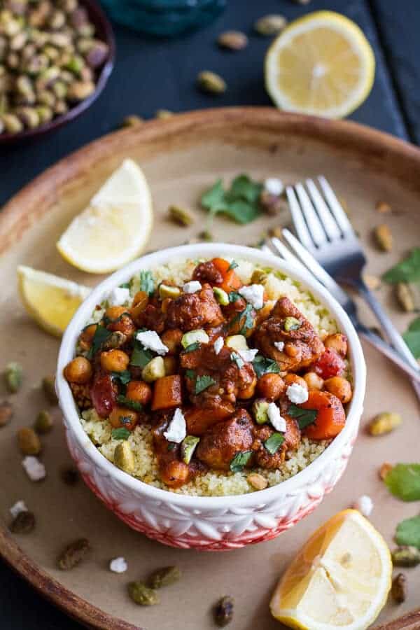 One-Pan Moroccan-Spiced Chicken Thighs with Chickpeas