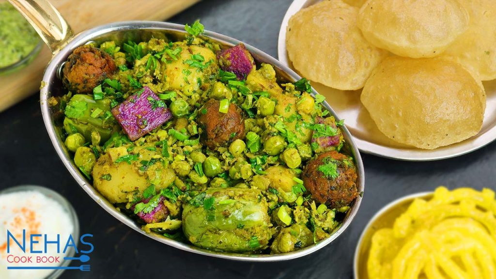Gujarati Sweet and Sour Undhiyu with Fenugreek Dumplings