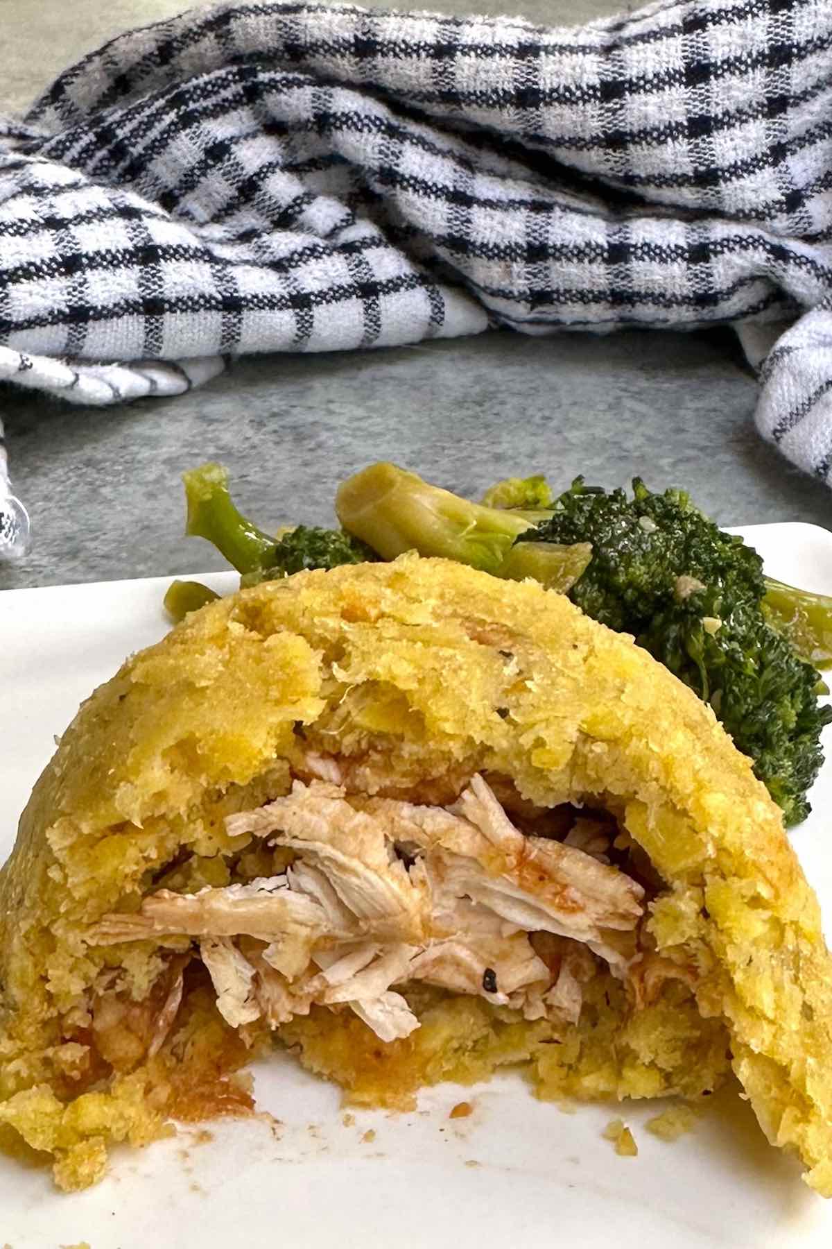 Creamy Mofongo with Garlic Chicken