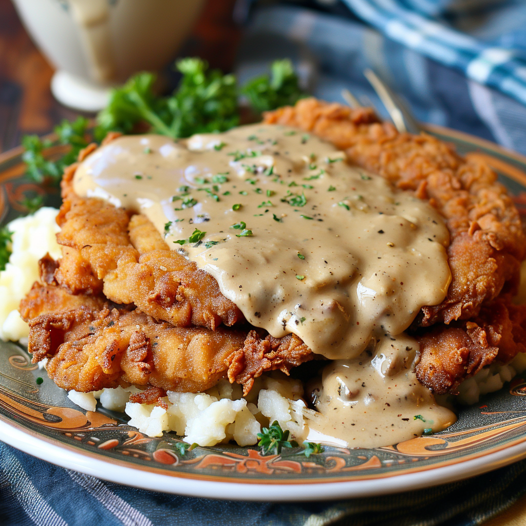 Classic Chicken-Fried Steak with Creamy Country Gravy