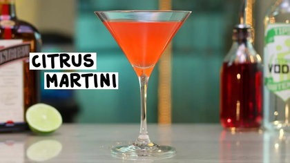 Citrus Honey Martini