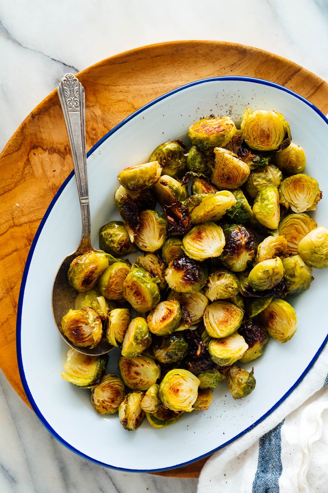 Pan-Roasted Brussels Sprouts with Grapefruit Bitters Glaze