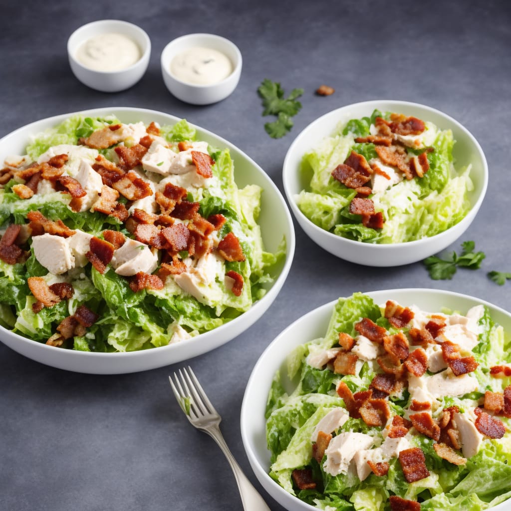 Chipotle Caesar Salad with Wagyu Bacon and Truffle Manchego