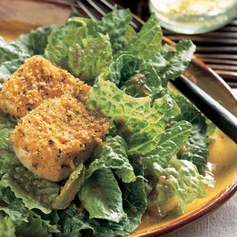 Chipotle Caesar Romaine Salad with Truffle Manchego and Pepitas