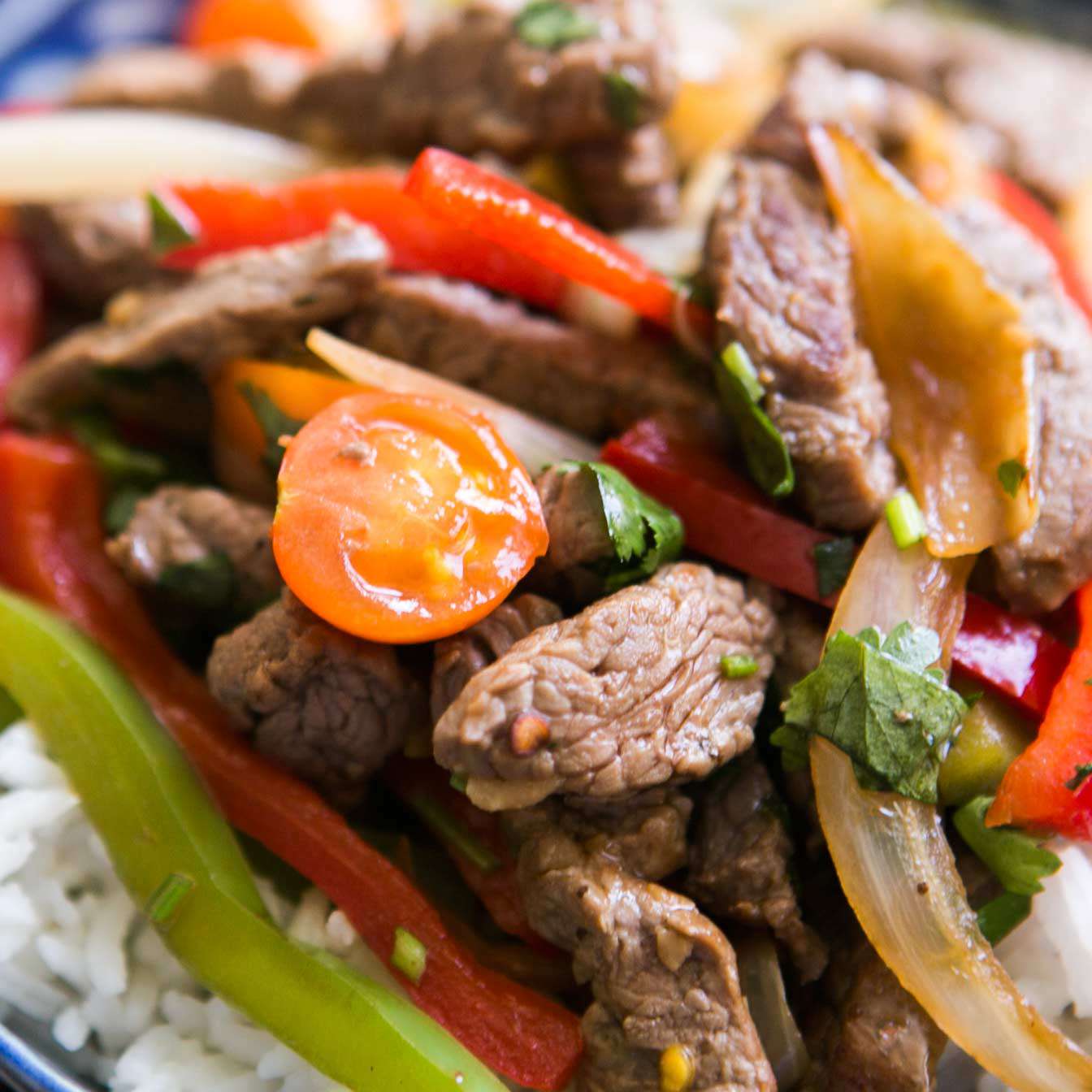 Hidden Spices Beef Stir Fry with Bell Peppers