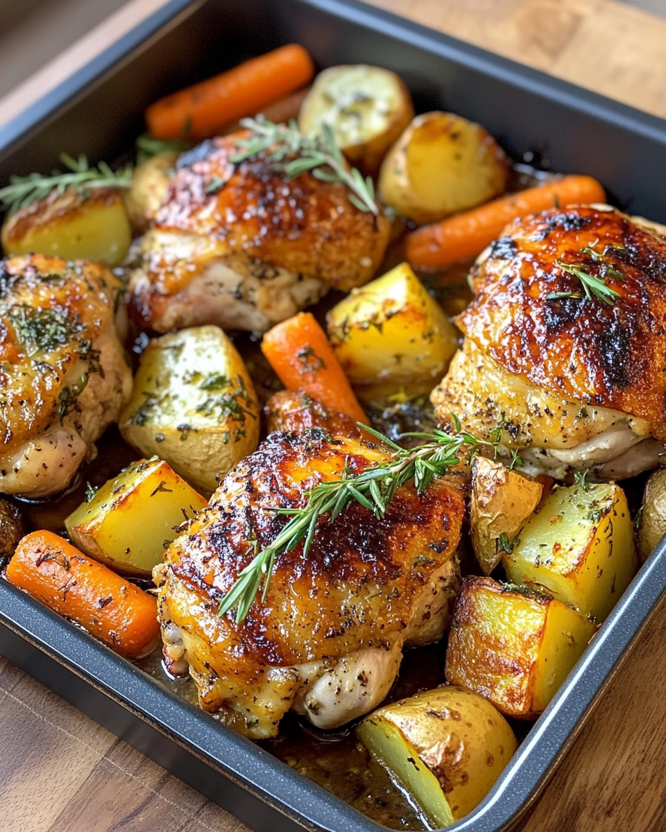 Pan-Seared Chicken Thighs with Roasted Carrot Purée
