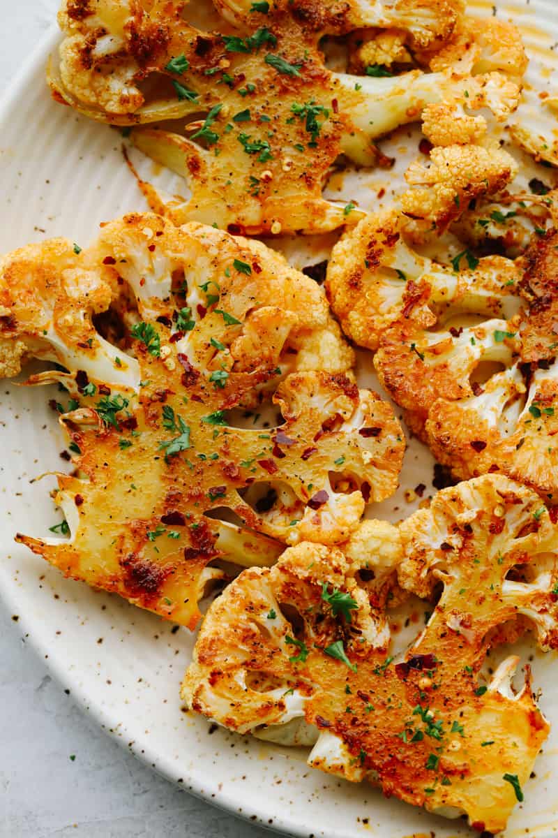 Infrared-Spiced Roasted Cauliflower Steaks