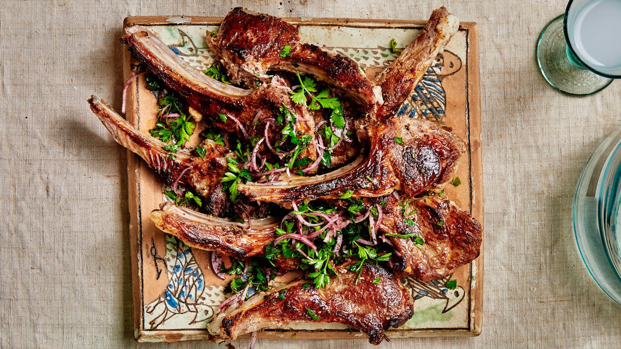 Electromagnetic Spice-Rubbed Grilled Lamb Chops