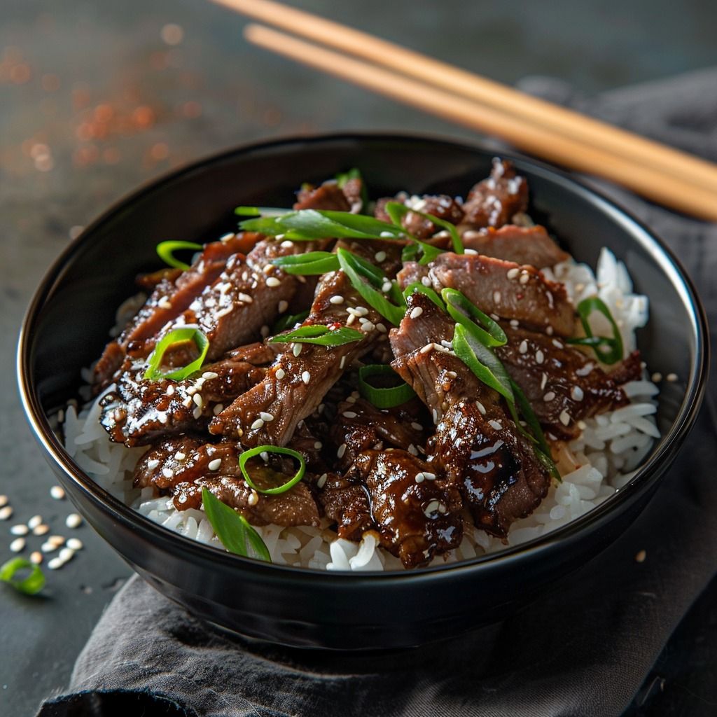 Stir-Fried Korean Bulgogi Beef with Sesame and Garlic