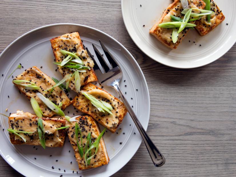 Pan-Seared Tofu with Miso-Sesame Glaze