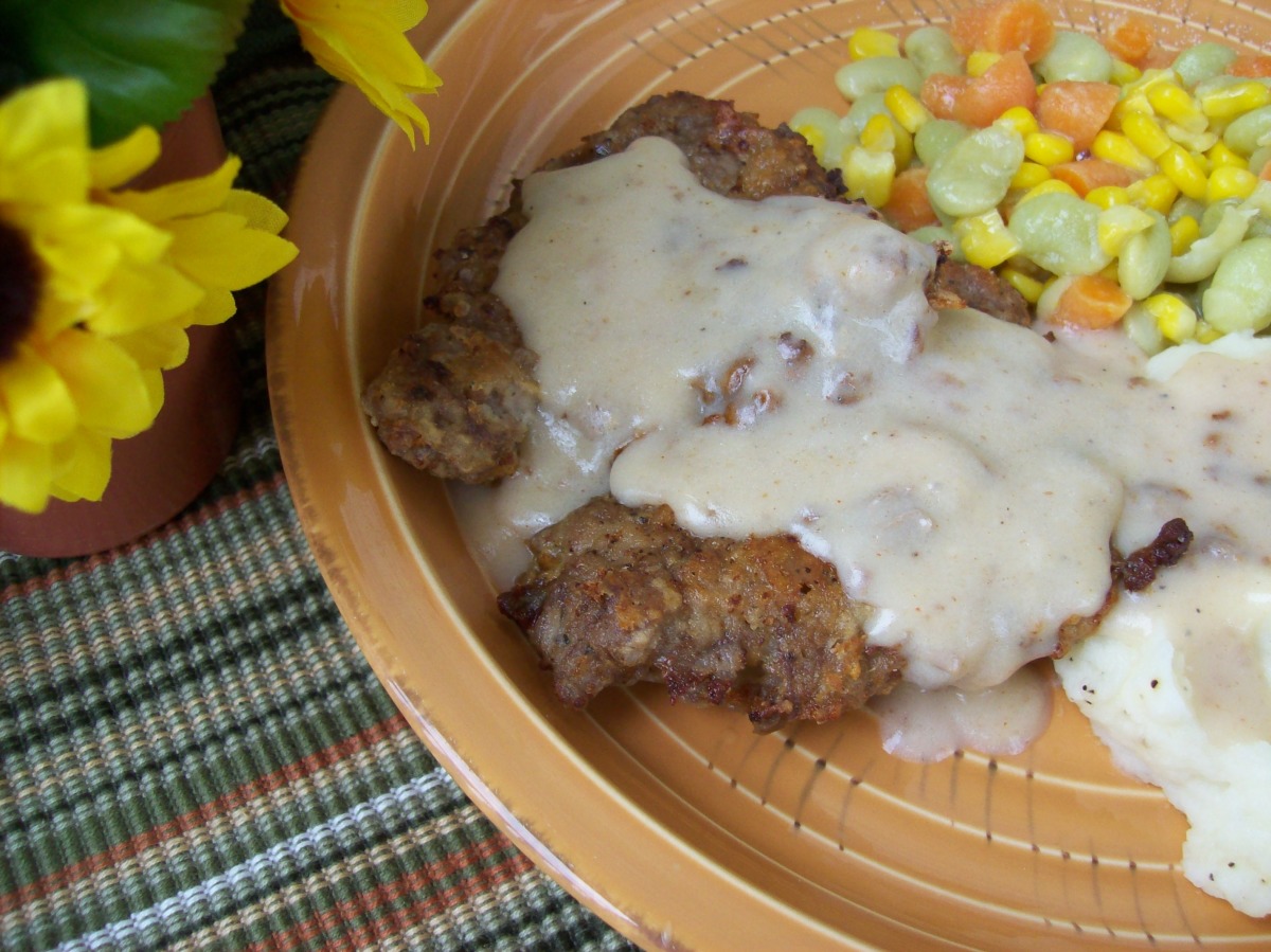 Homestyle Chicken-Fried Steak with Creamy White Gravy