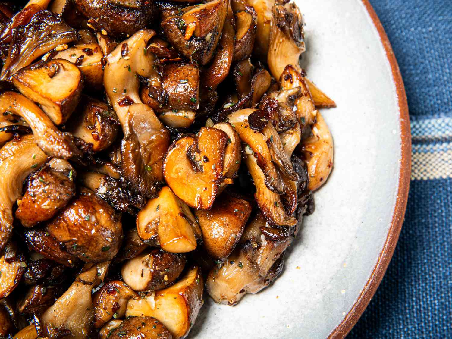 Sautéed Regional Mushroom Medley with Thyme and Garlic