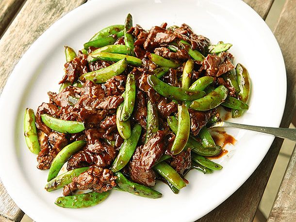 Wok-Seared Beef with Oyster Sauce and Snow Peas