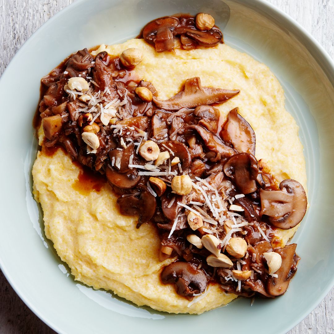 Italian Oven-Baked Polenta with Wild Mushroom Ragù