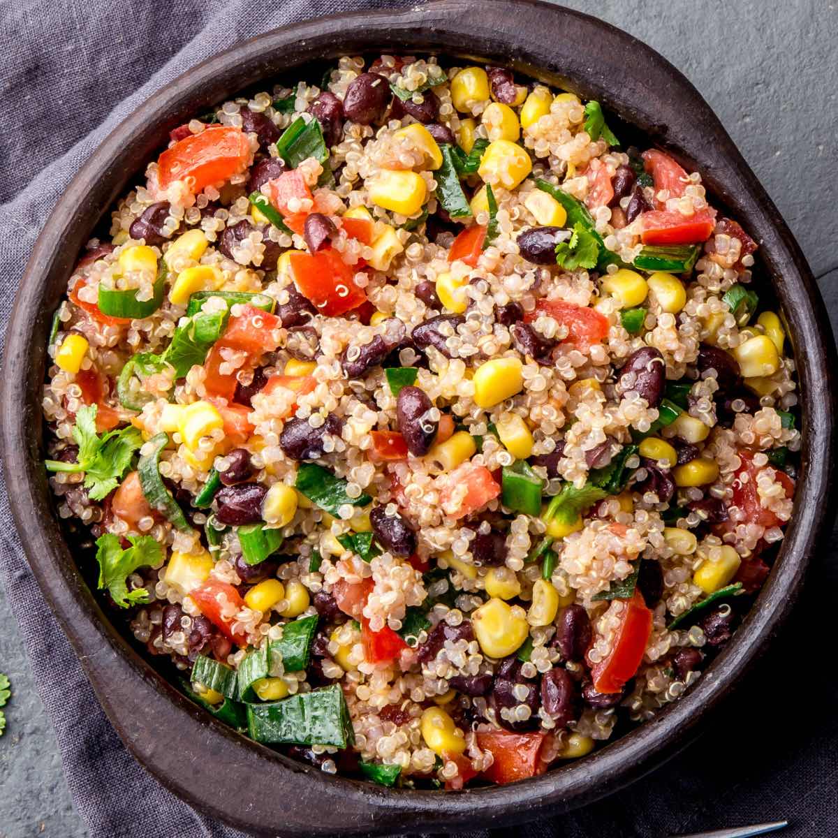 One-Pan Mexican Quinoa with Black Beans and Corn
