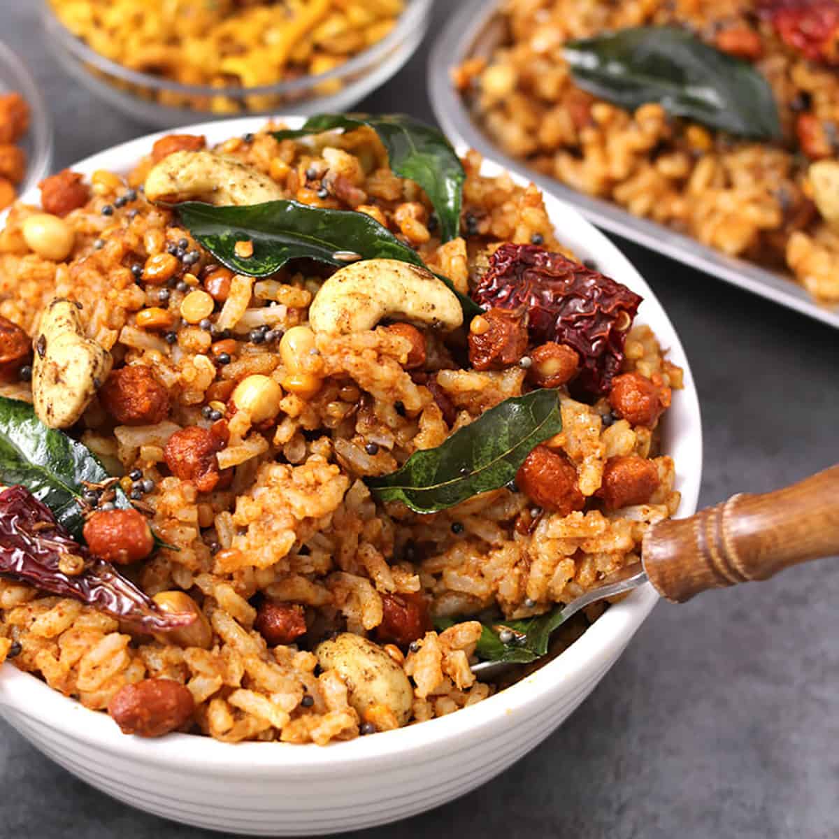 Gujarati-Style Sweet and Tangy Tamarind Rice