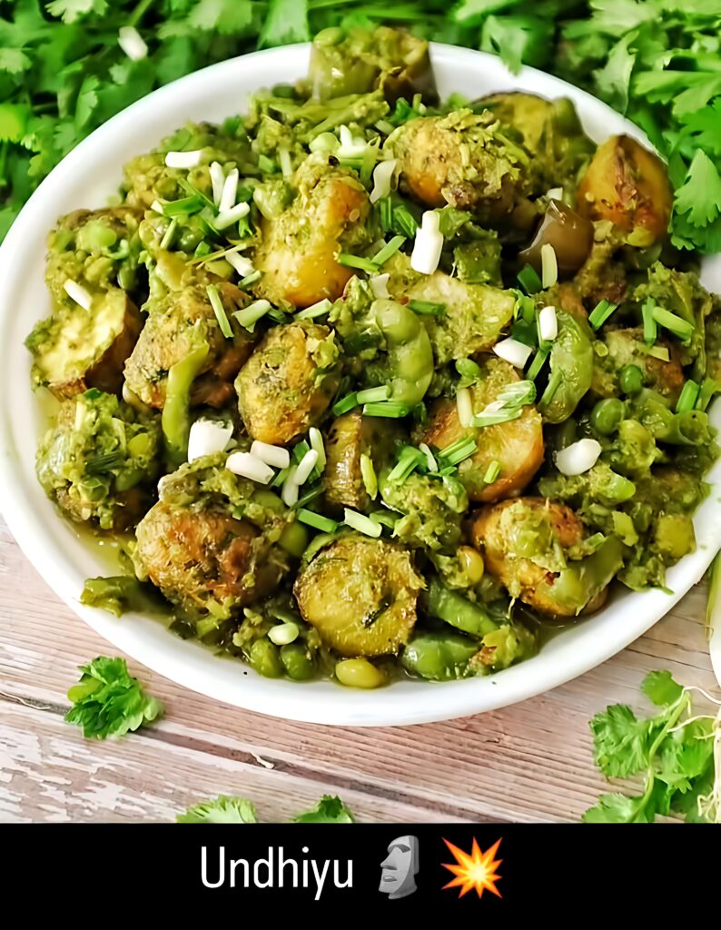 Gujarati Undhiyu-Inspired Mixed Vegetable Casserole