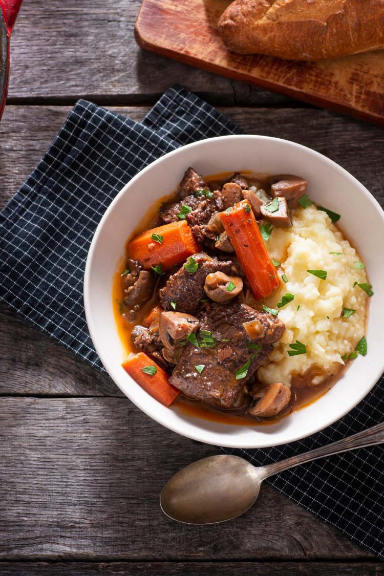Braised Kangaroo Stew with Root Vegetables and Pepperberry